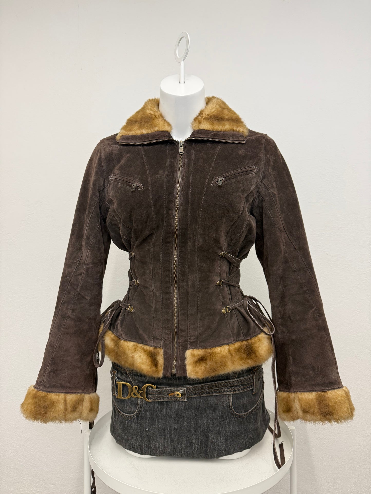 Suede Corset Jacket (S)