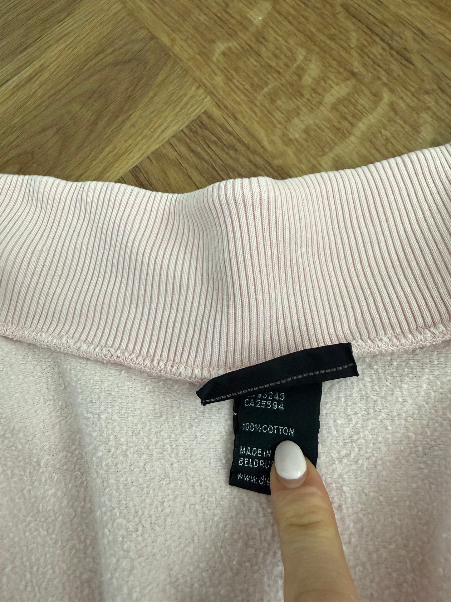 Baby Pink Diesel Zip Jumper (L)