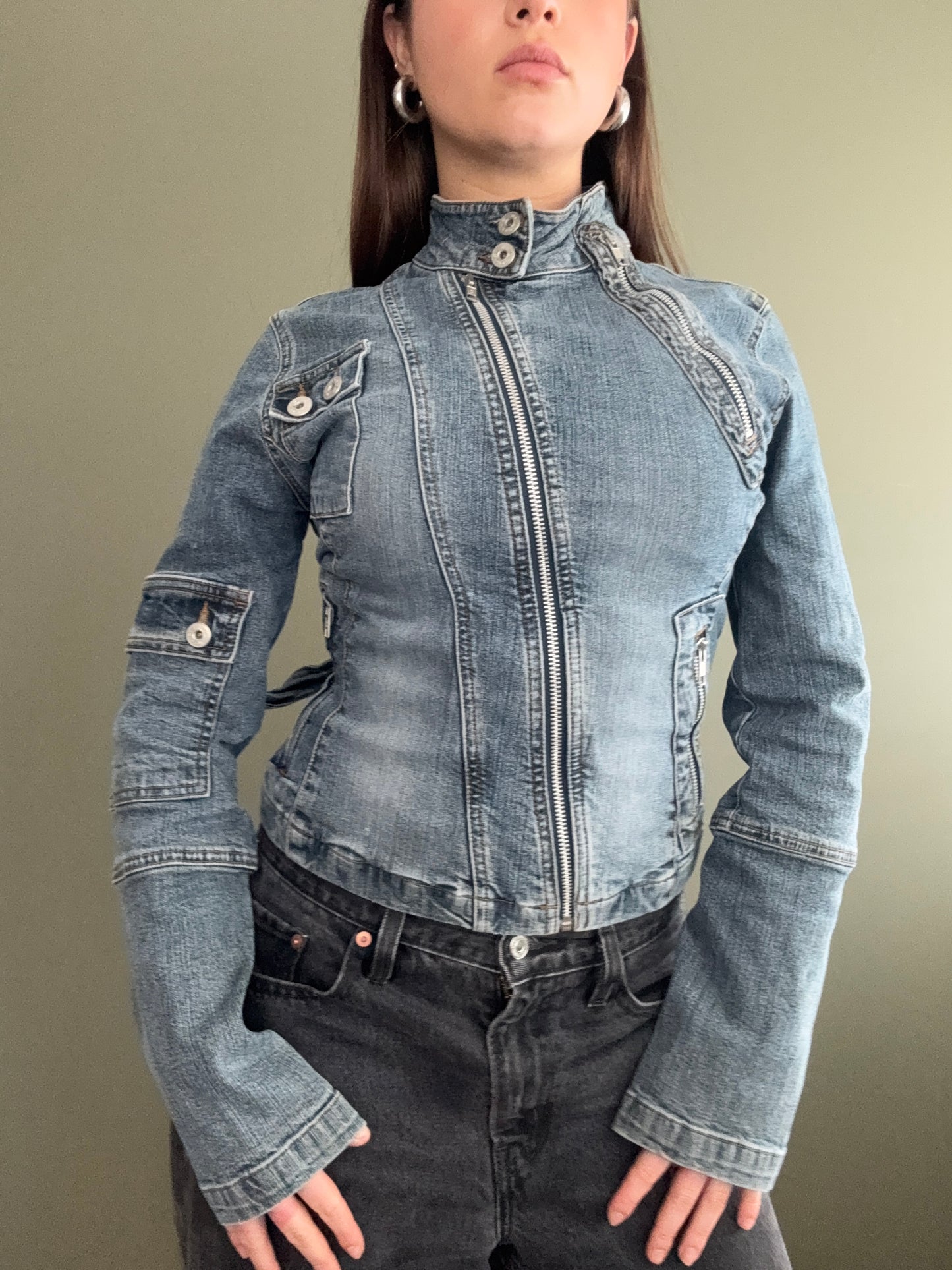 Fitted Denim Jacket (S)