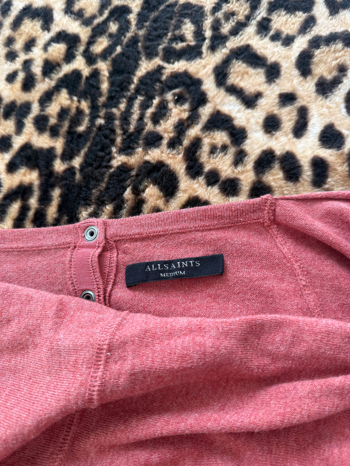 Allsaints Batwing Popper Jumper (M)