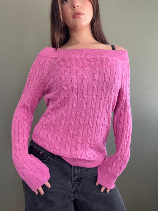 Ralph Lauren Off The Shoulder Jumper (S)