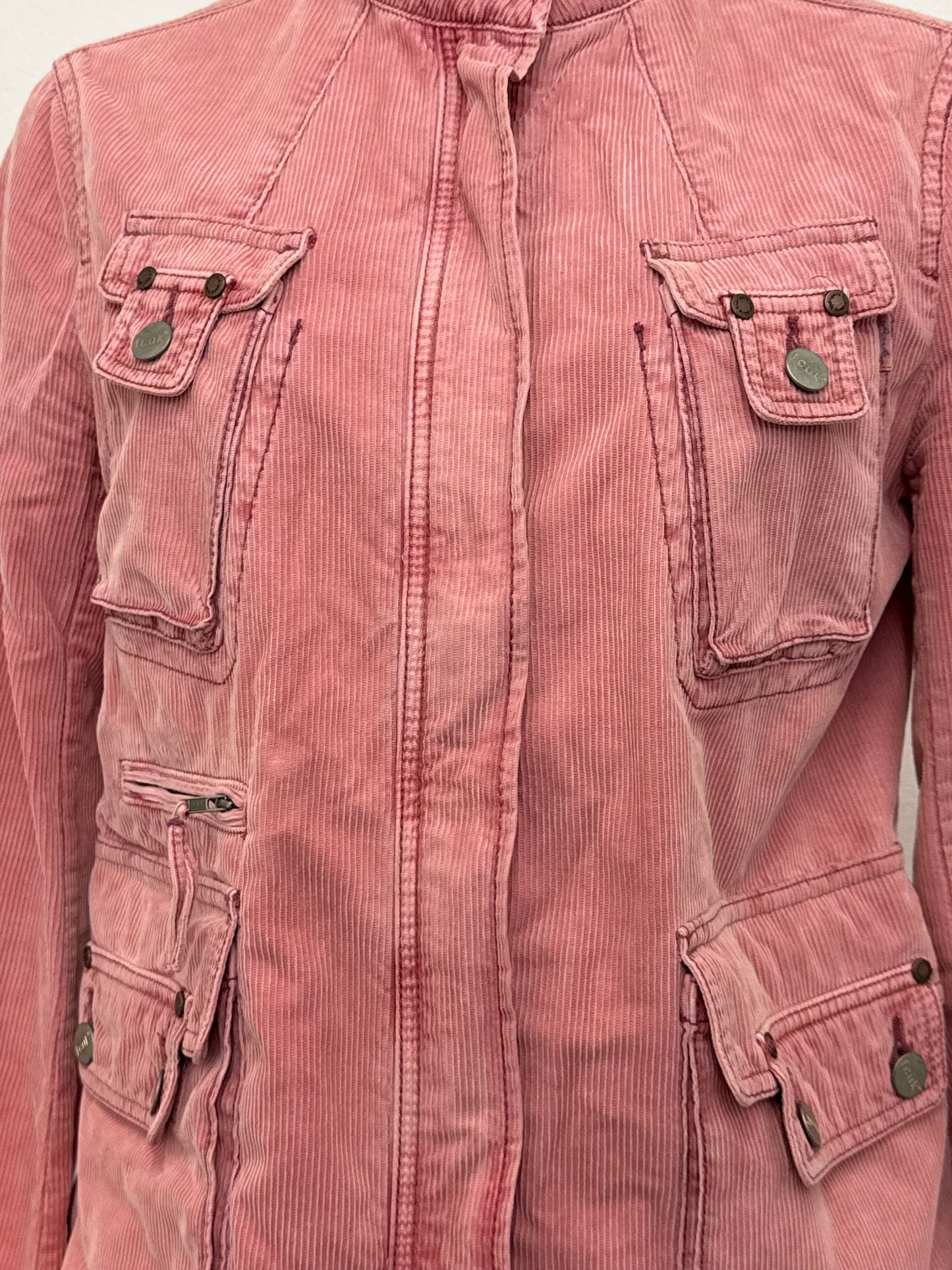 French Connection Pink Corduroy Jacket (UK12)