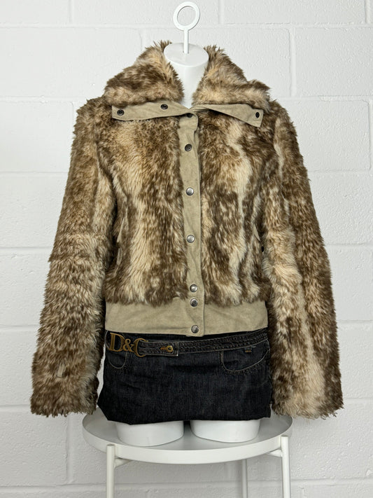 Morgan De Toi Faux Fur Jacket