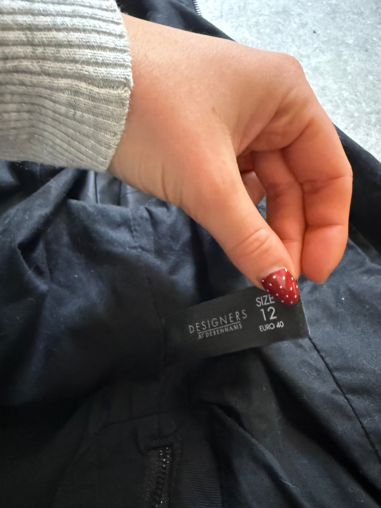 Black Buckle Jacket (UK12)