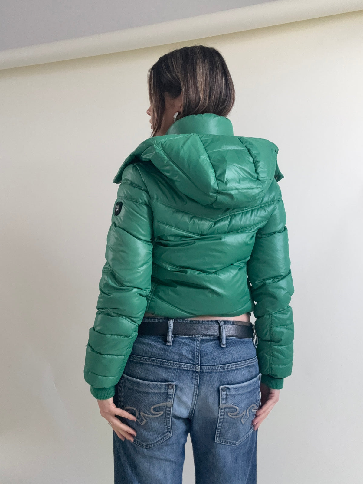 Green Diesel Puffer Jacket (L)