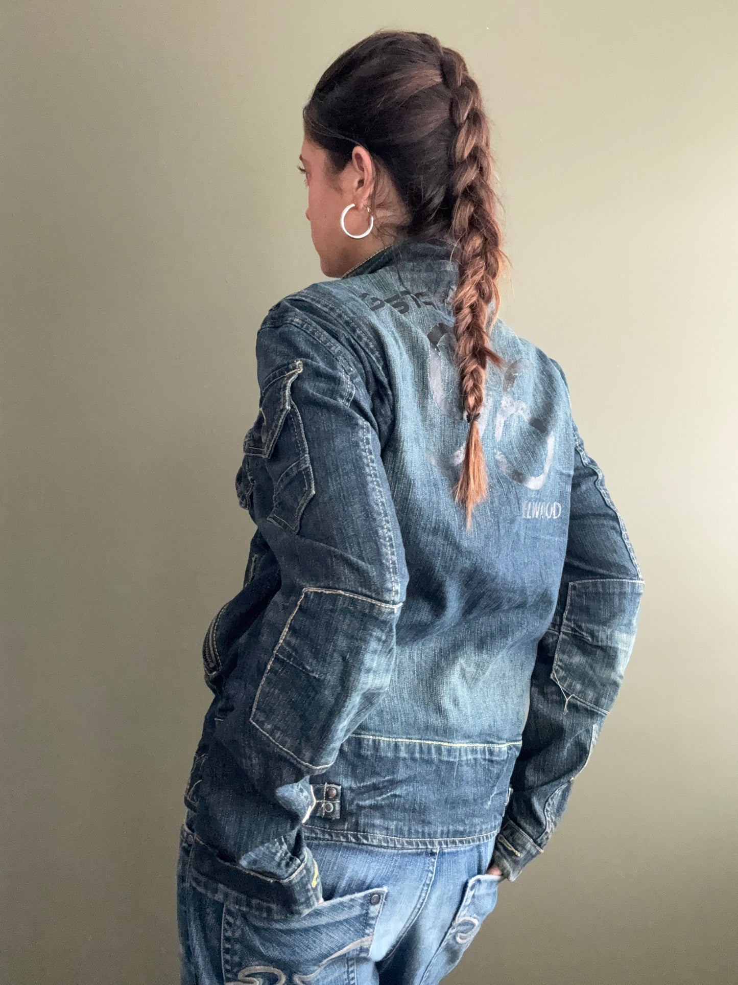 G-Star Denim Biker Jacket (L)