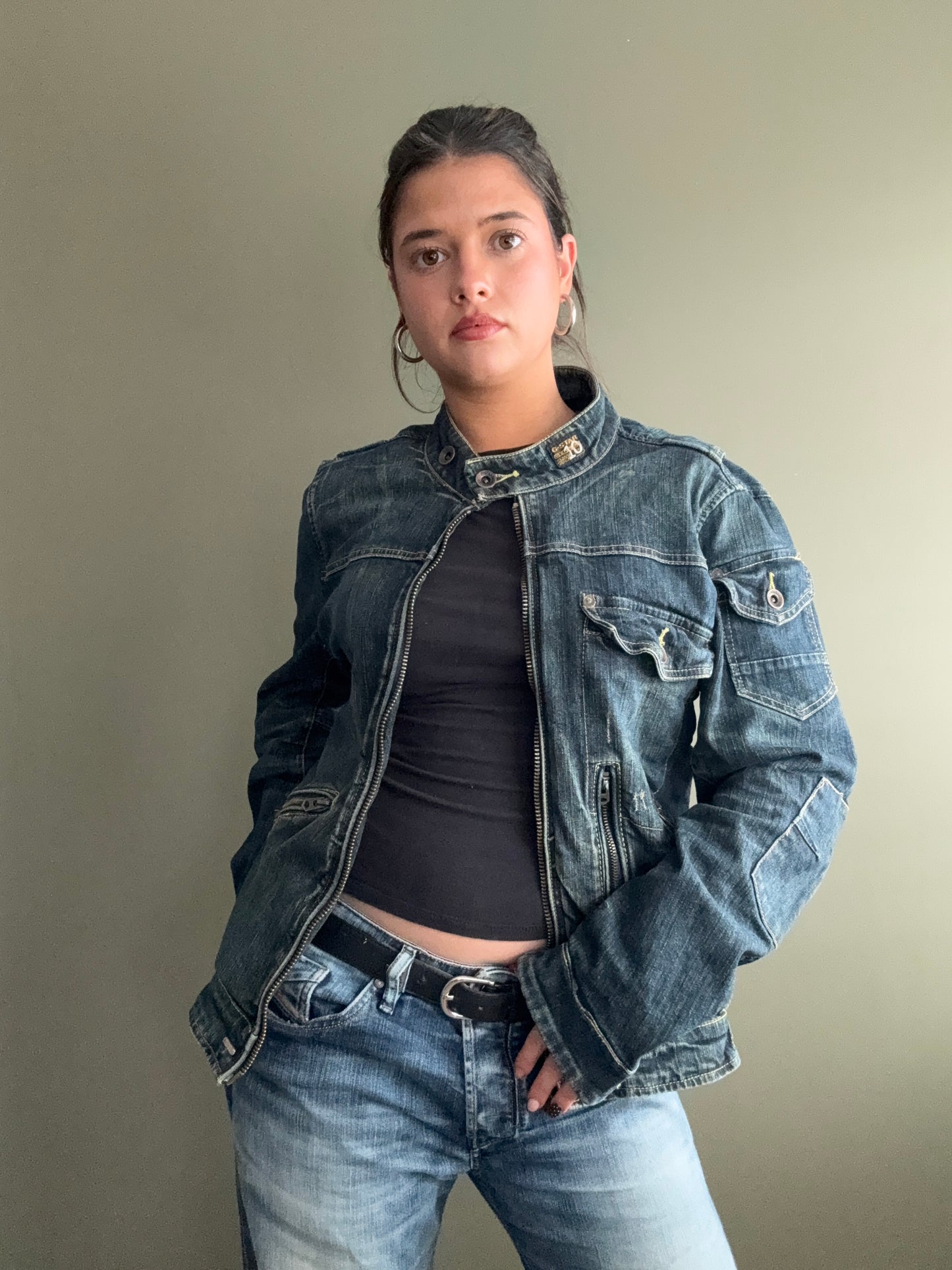 G-Star Denim Biker Jacket (L)