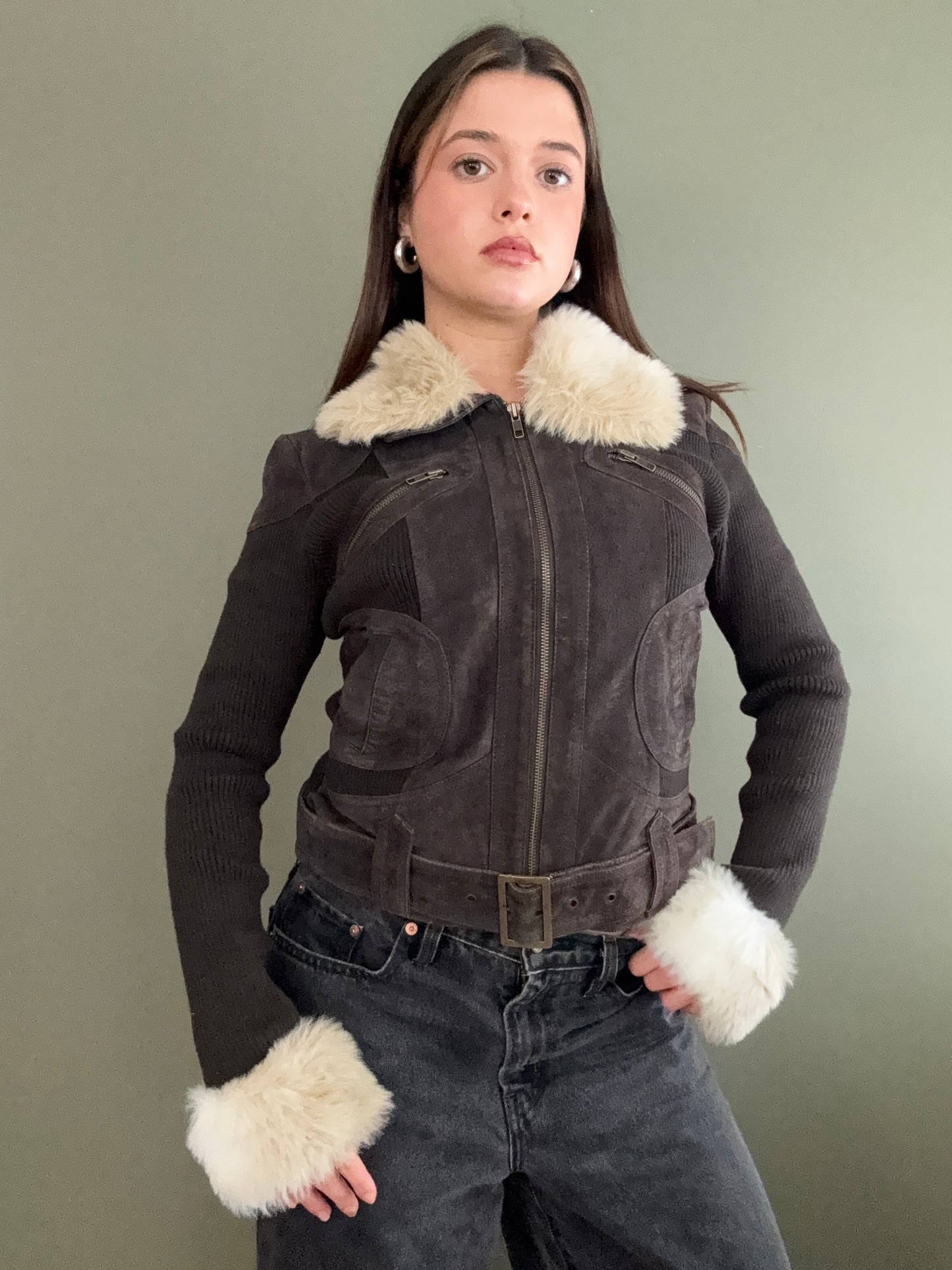 Jane Norman Suede Jacket (UK14)