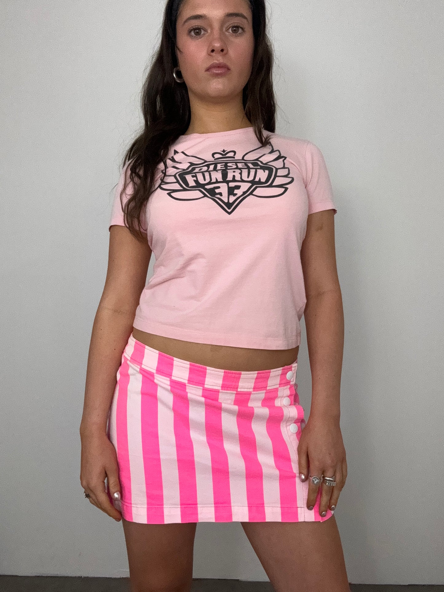 Miss Sixty Pink Mini Skirt