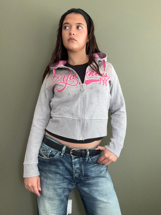 NY Yankees Zip Hoodie (UK10)