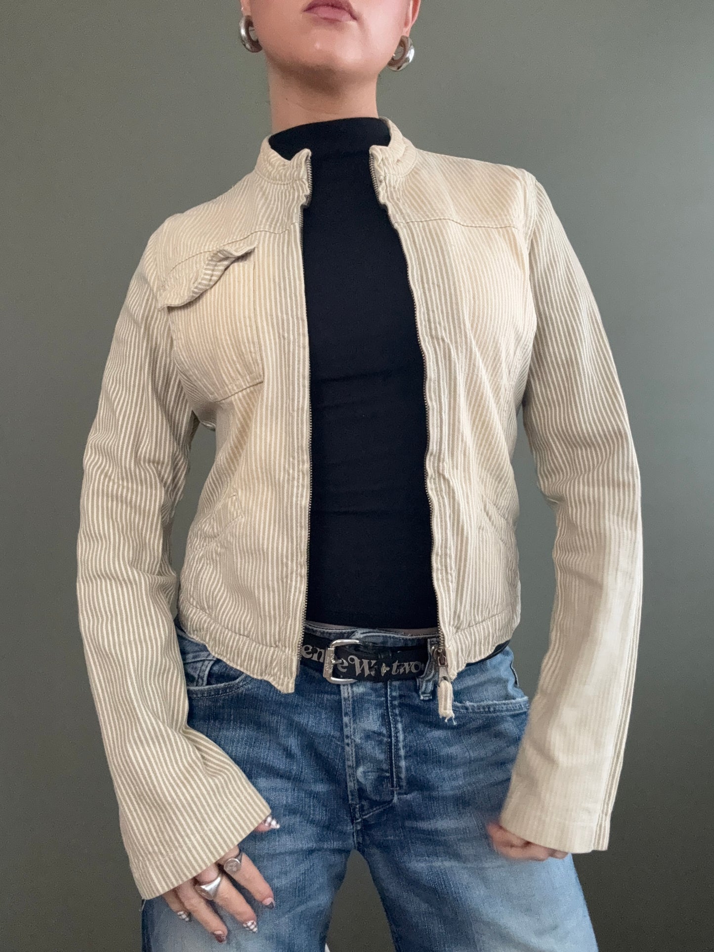 Guess Pinstripe Jacket (M)