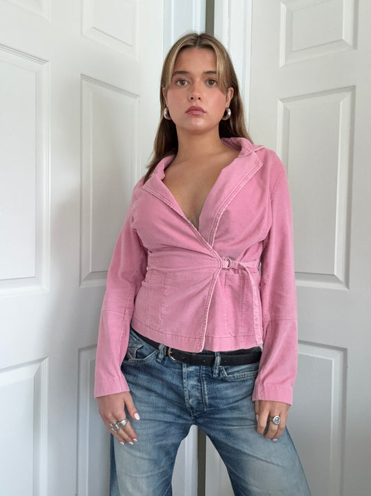 Pink Corduroy Jacket (UK8)