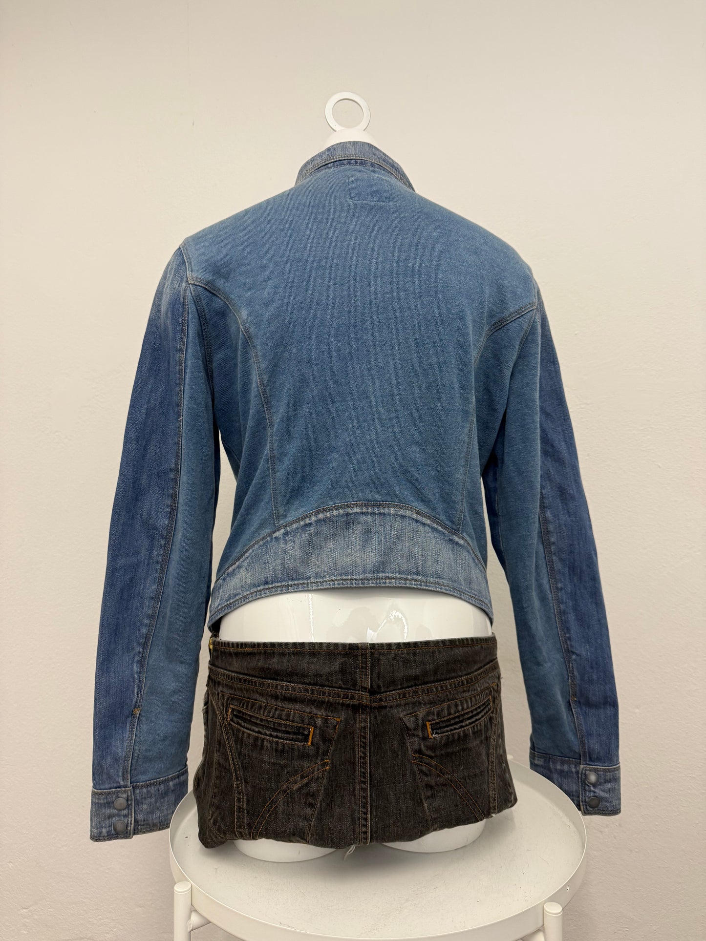 Diesel Denim Biker Jacket (L)