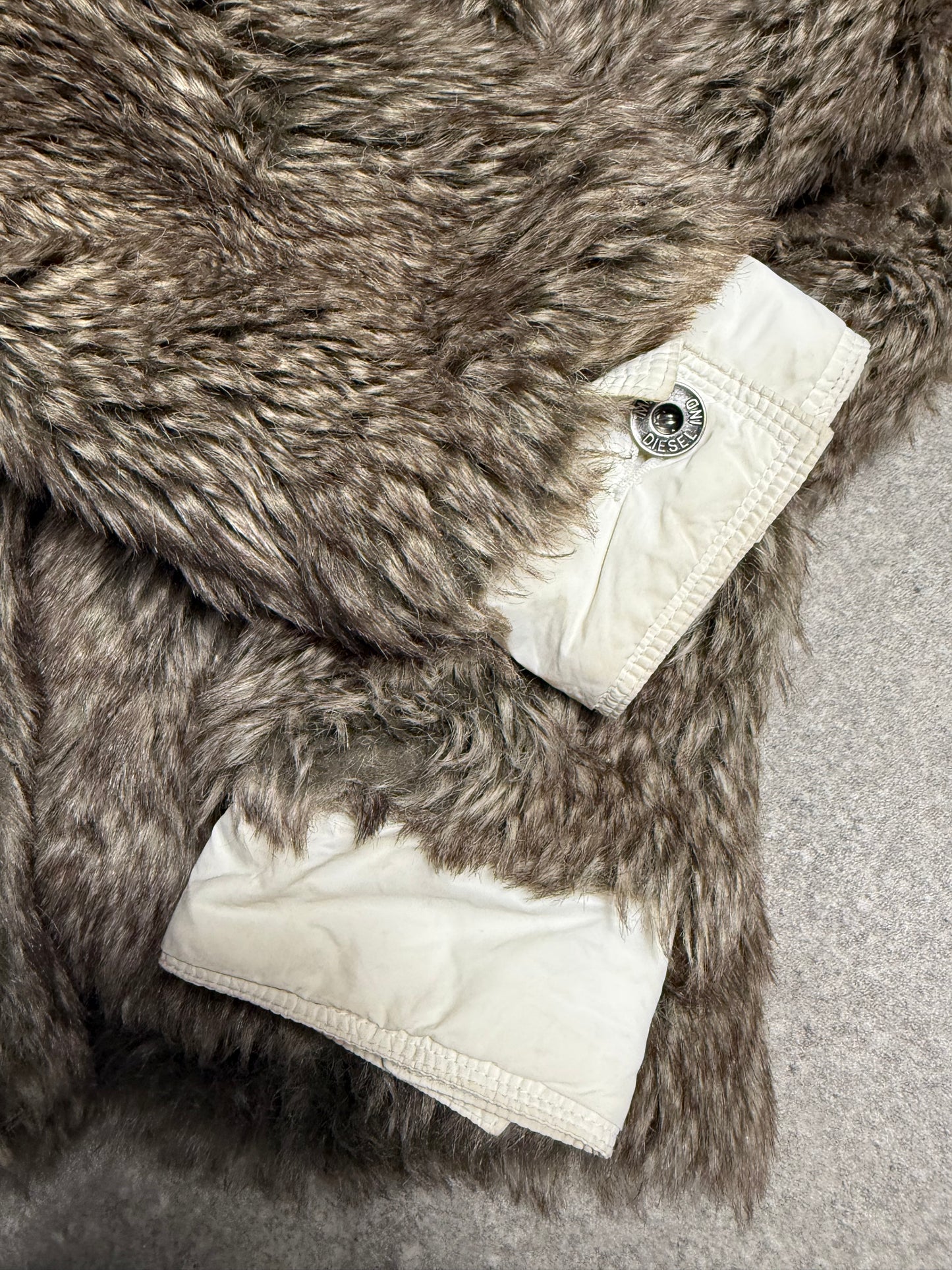 Diesel Faux Fur Jacket (S)