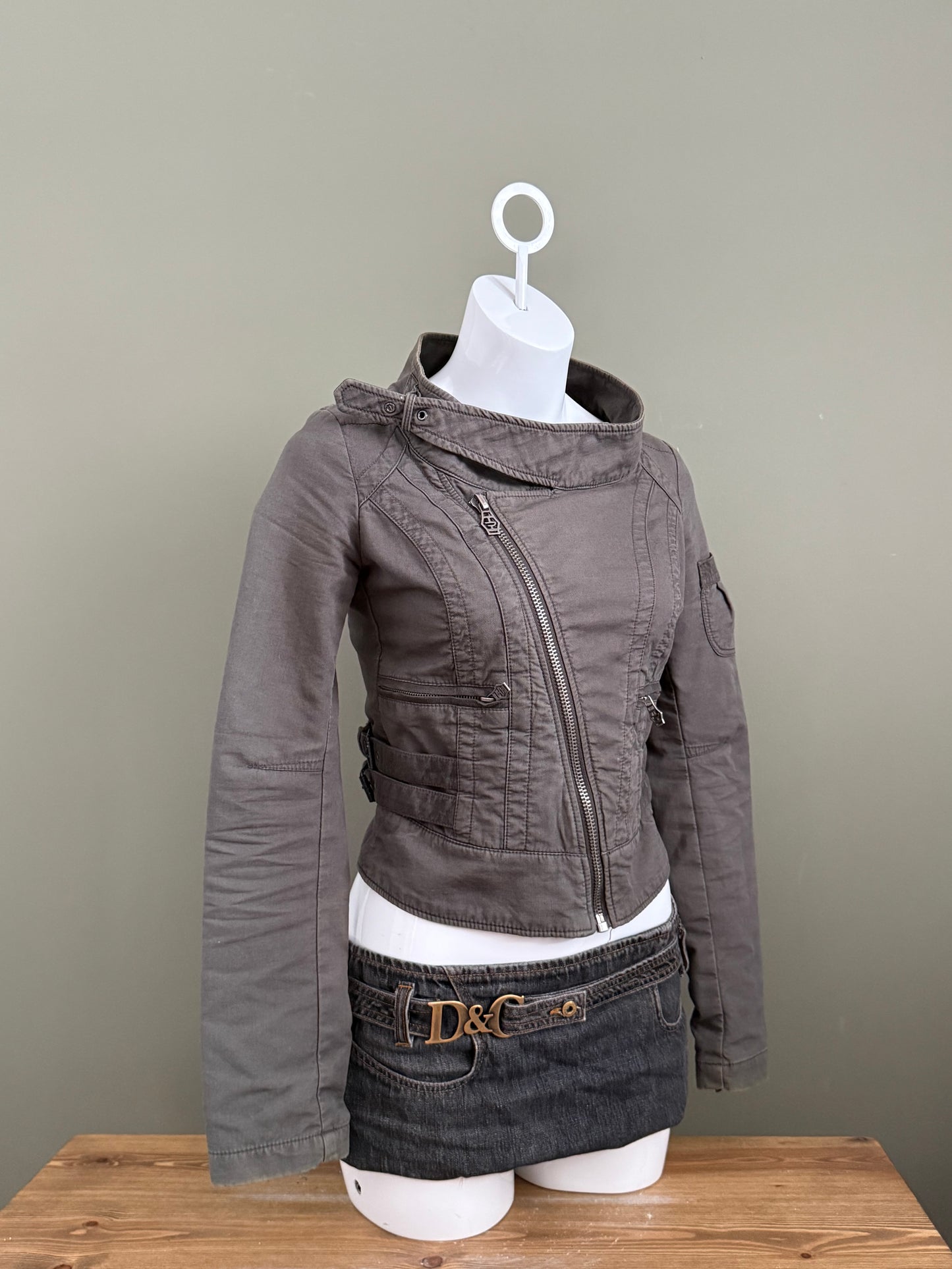 Diesel Cropped Utility Jacket (S)