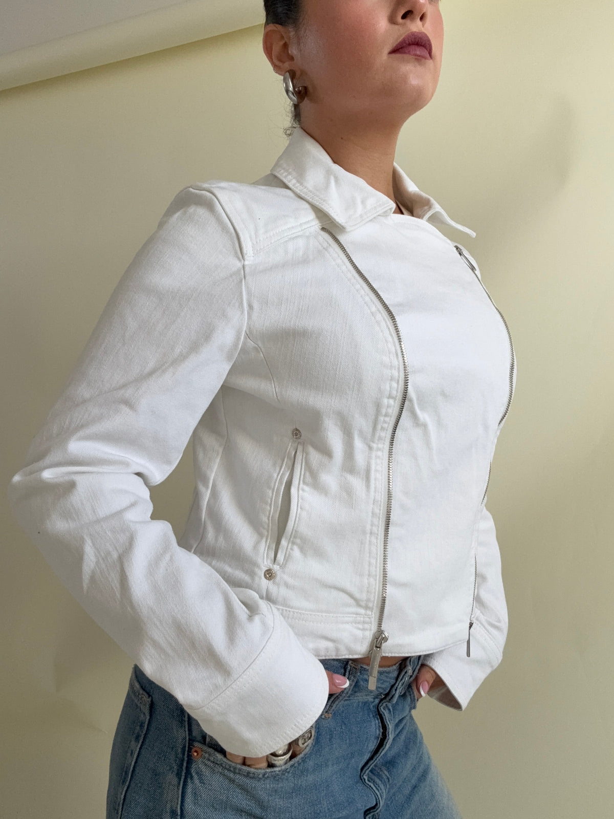 Karen Millen Fitted Biker Jacket (UK14)