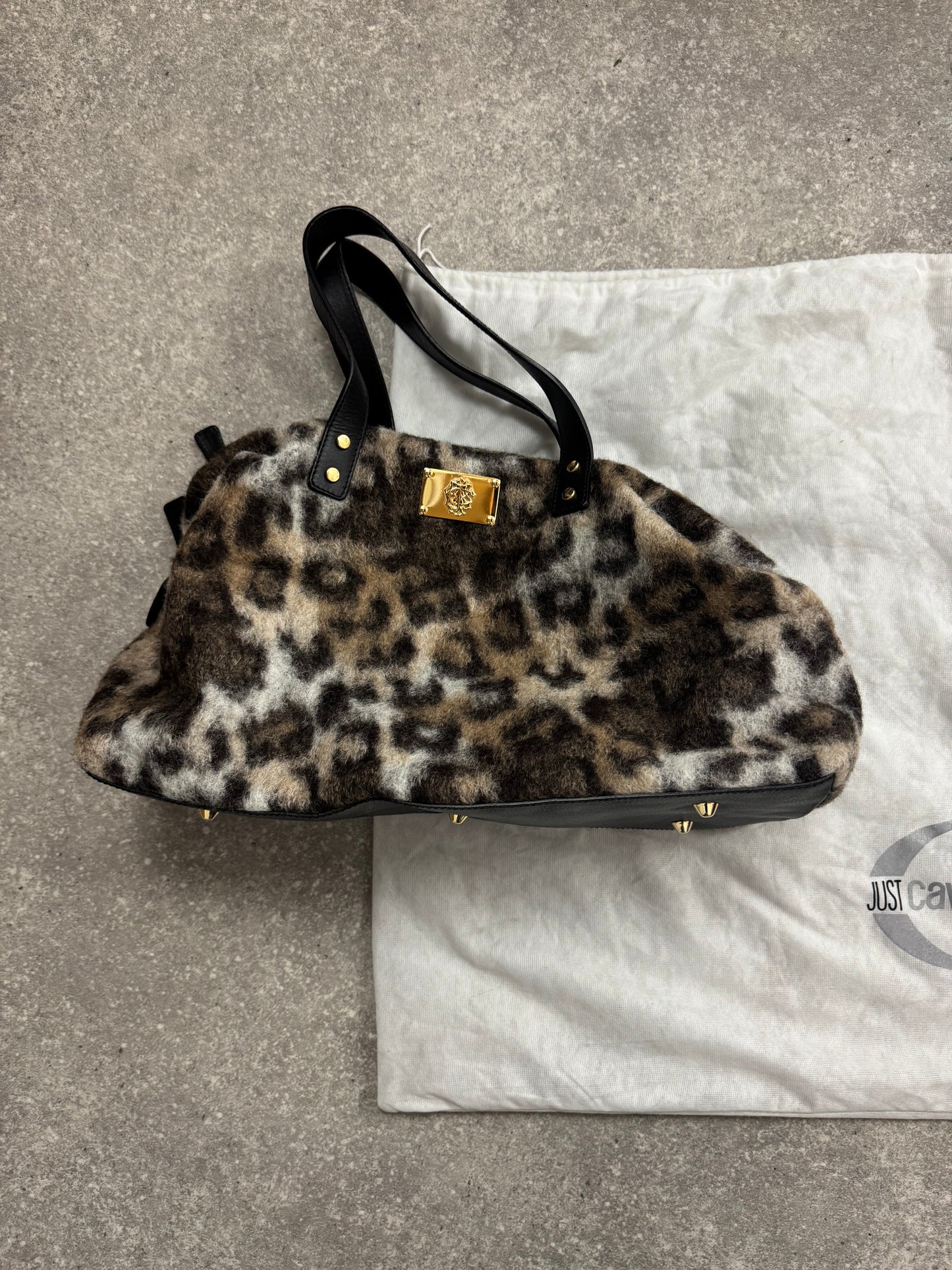 Just Cavalli Leopard Print Bag