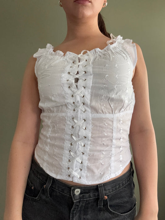 Milkmaid Top (XS)