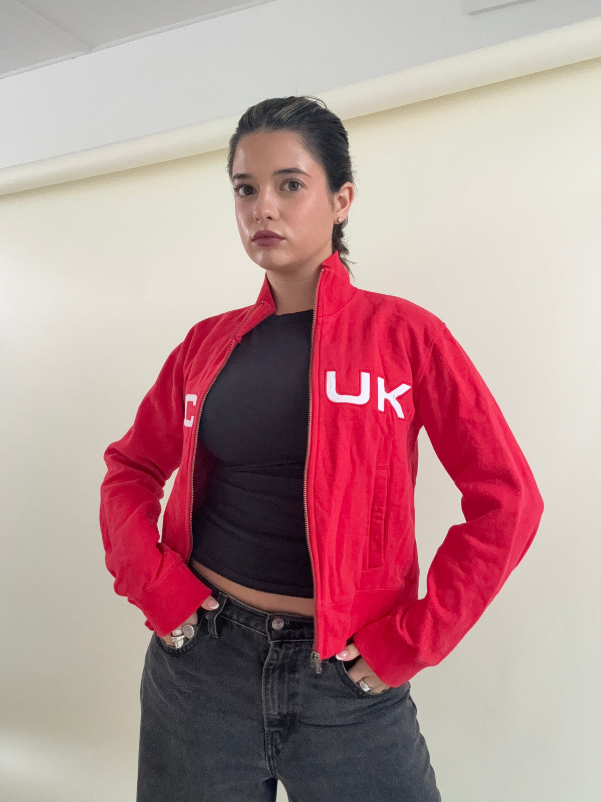French Connection Zip Jumper (S)