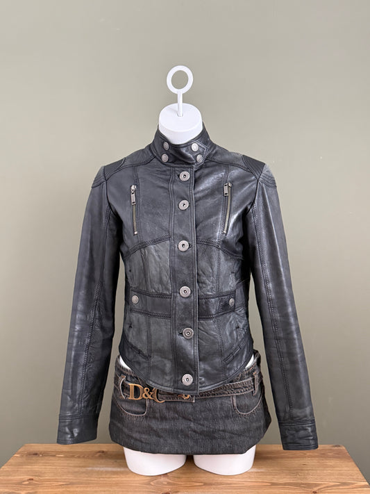 Leather Corset Jacket (UK12)