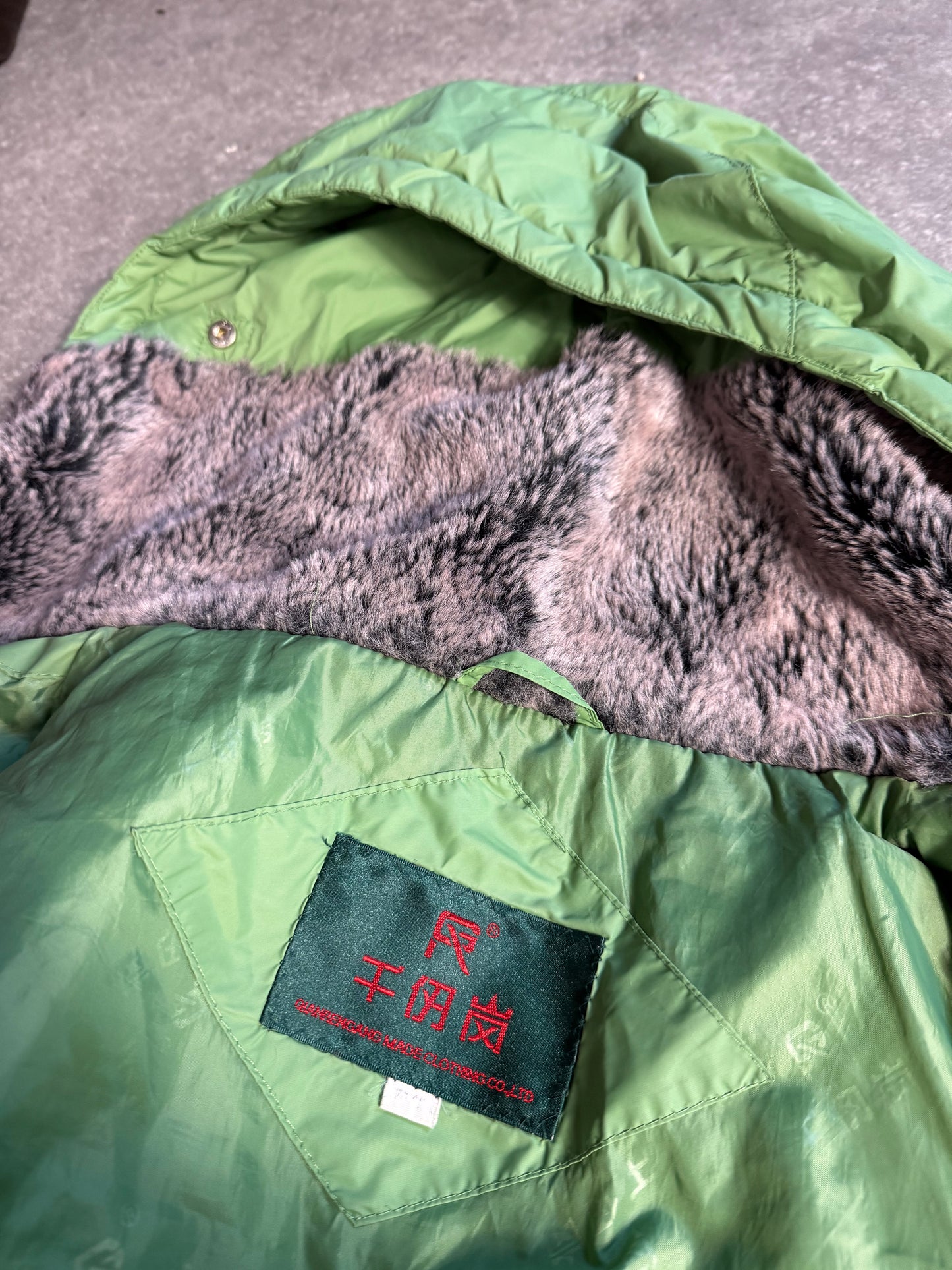 Green Puffer Jacket (M)