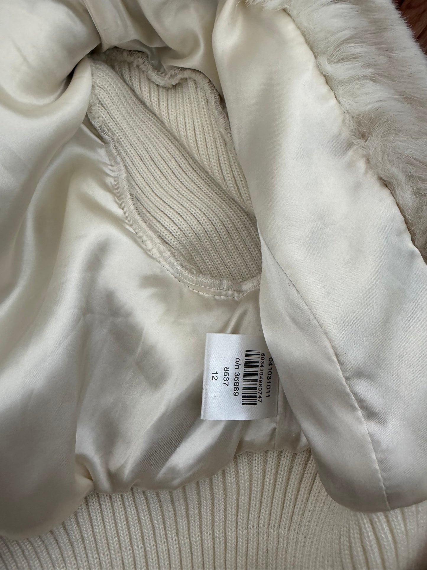 Jane Norman Faux Fur Fitted Jacket (UK12)