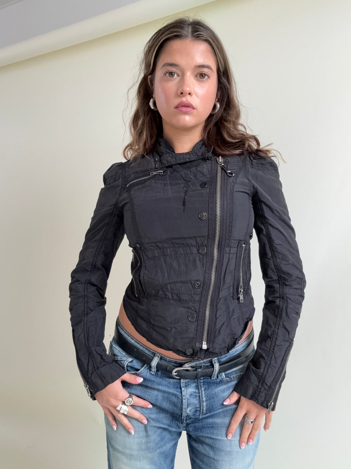 Asymmetric Corset Utility Jacket (UK10)