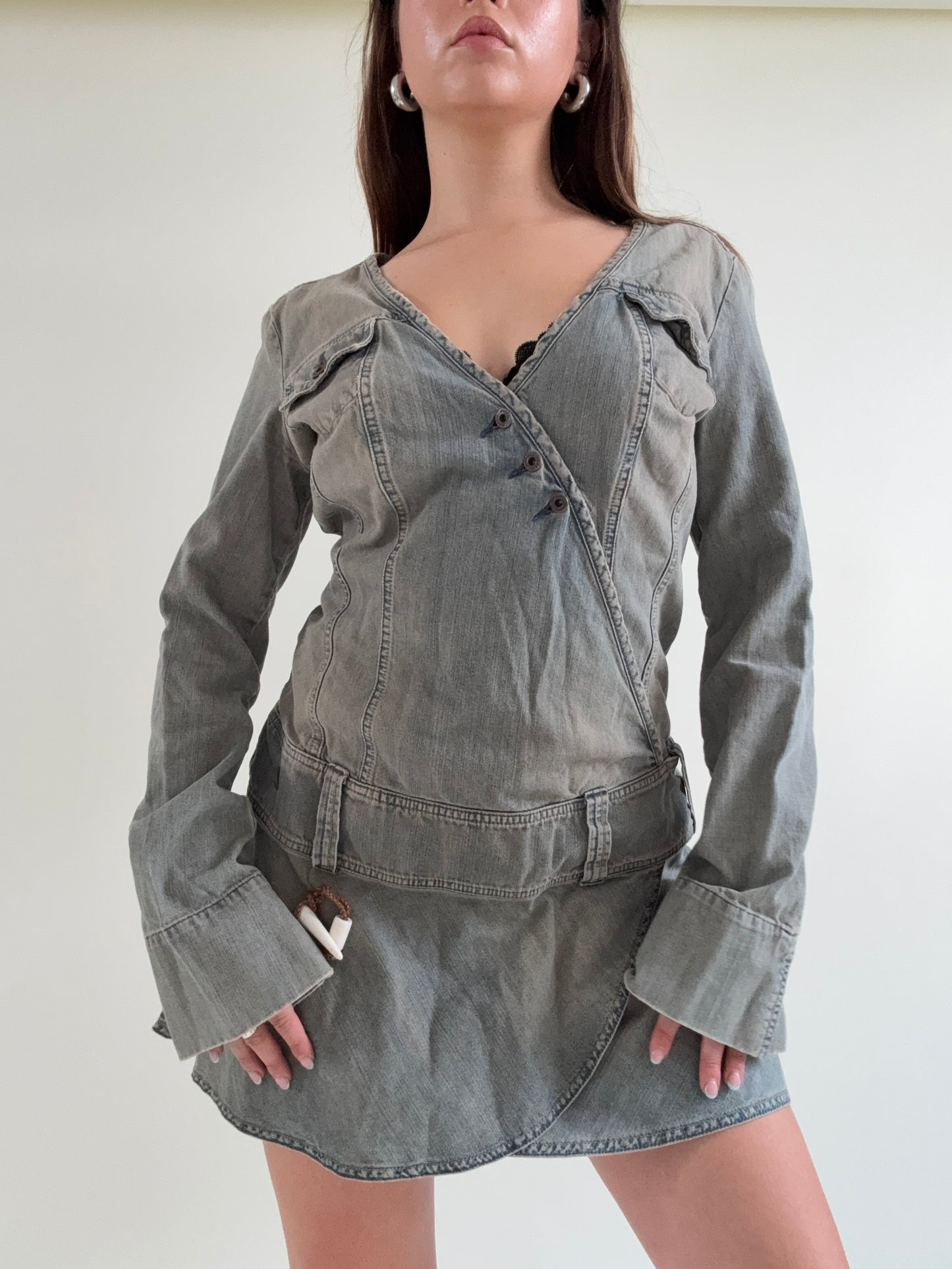 Diesel Denim Wrap Dress (L)