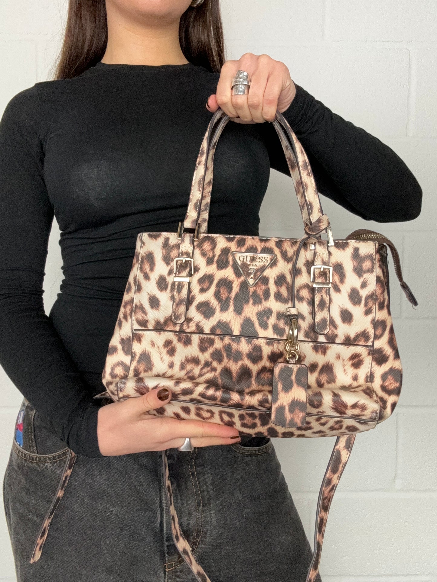 Leopard Print Guess Bag