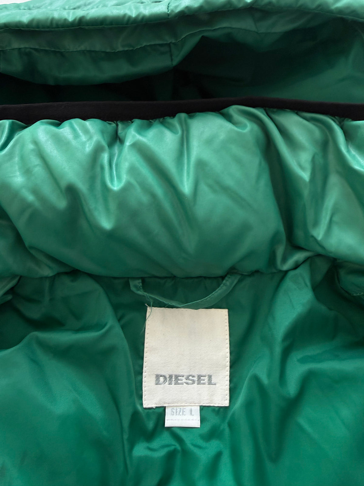 Green Diesel Puffer Jacket (L)