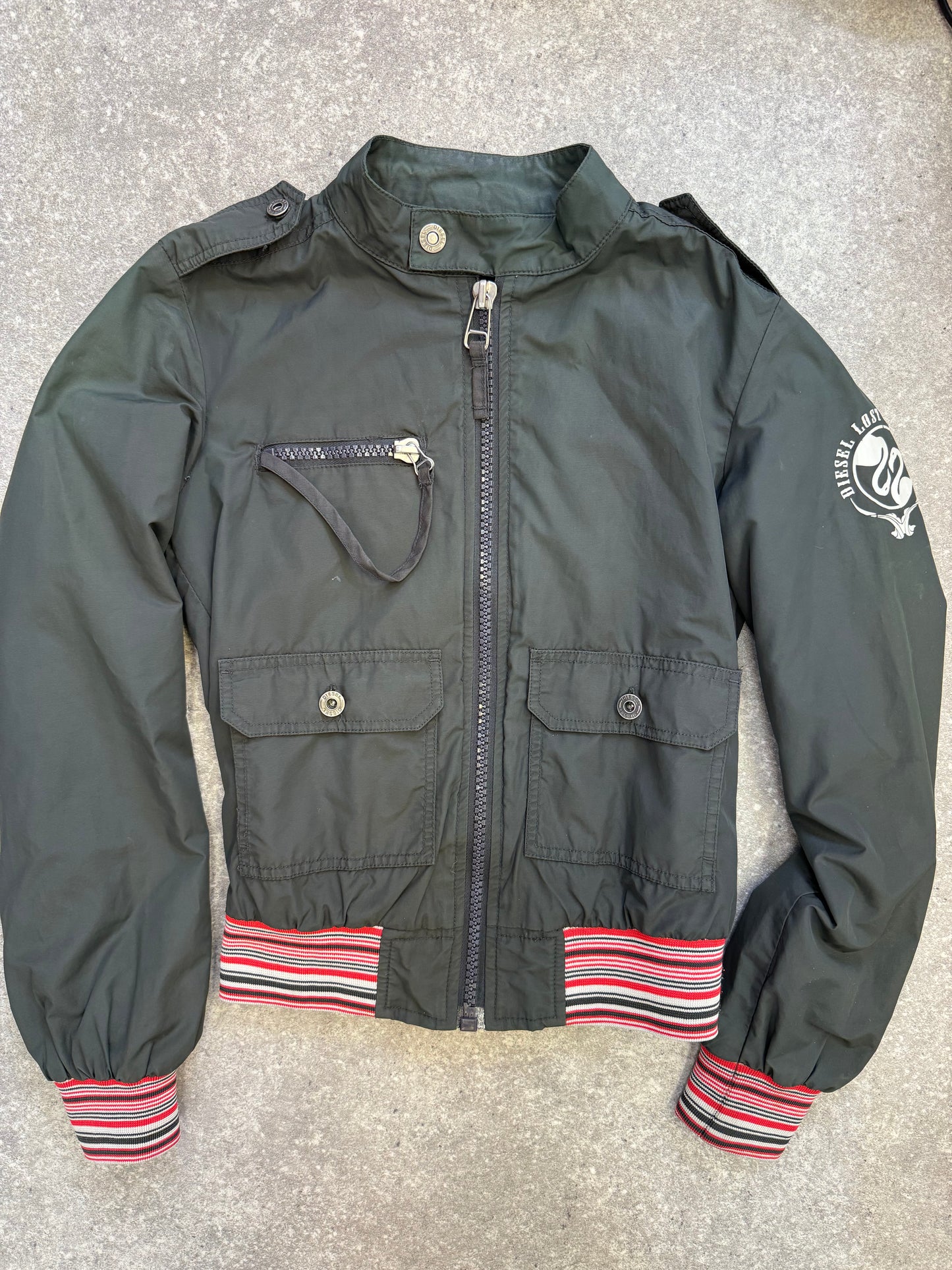 Diesel Khaki Bomber Jacket