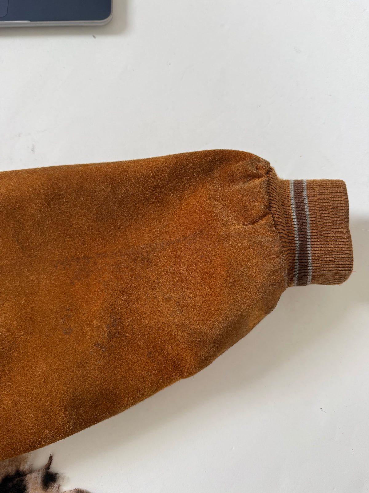 Vintage Diesel Suede Bomber Jacket (L)