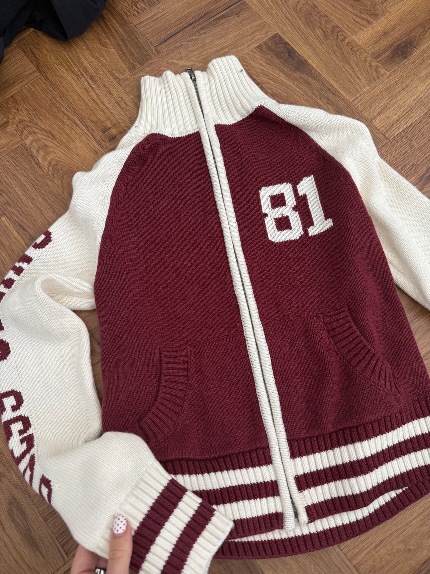 Guess Knitted Zip Jumper (S)