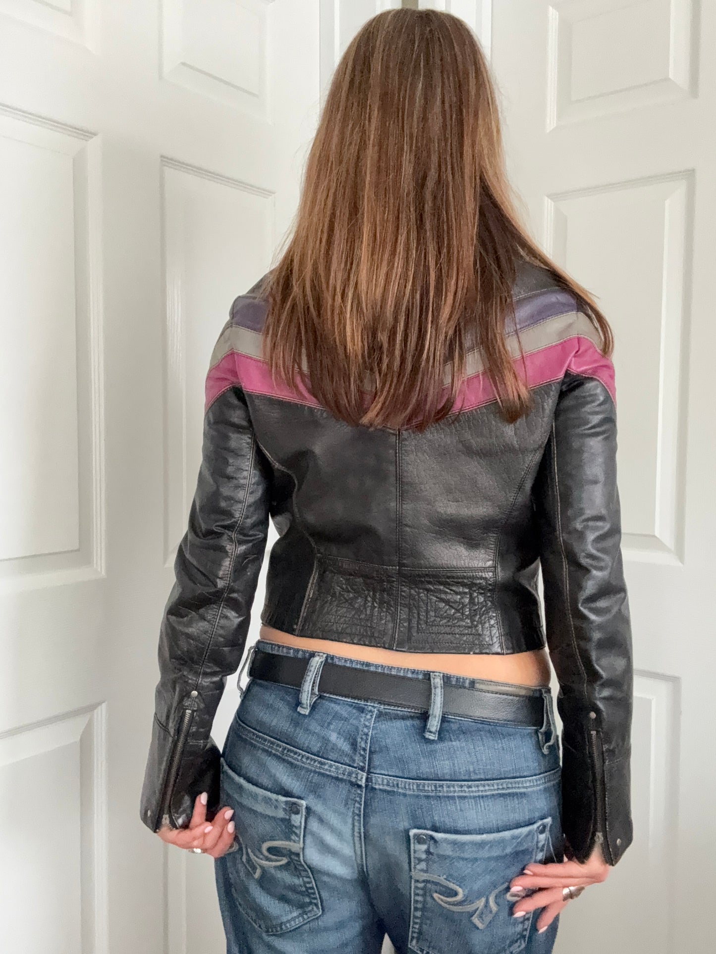 Miss Sixty Leather Racer Jacket (S)