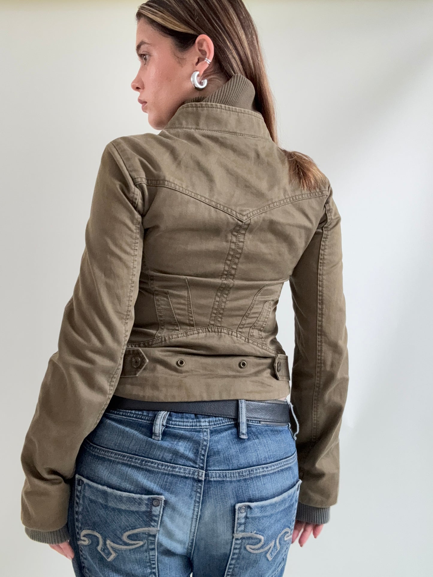 Diesel Fitted Funnel Neck Jacket (XS)
