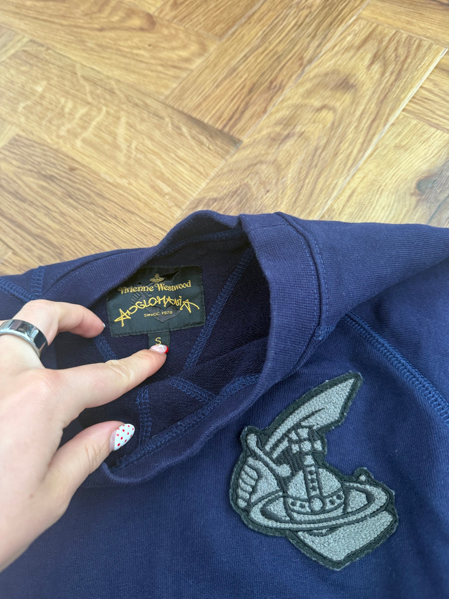 Navy Vivienne Westwood Sweatshirt (S)