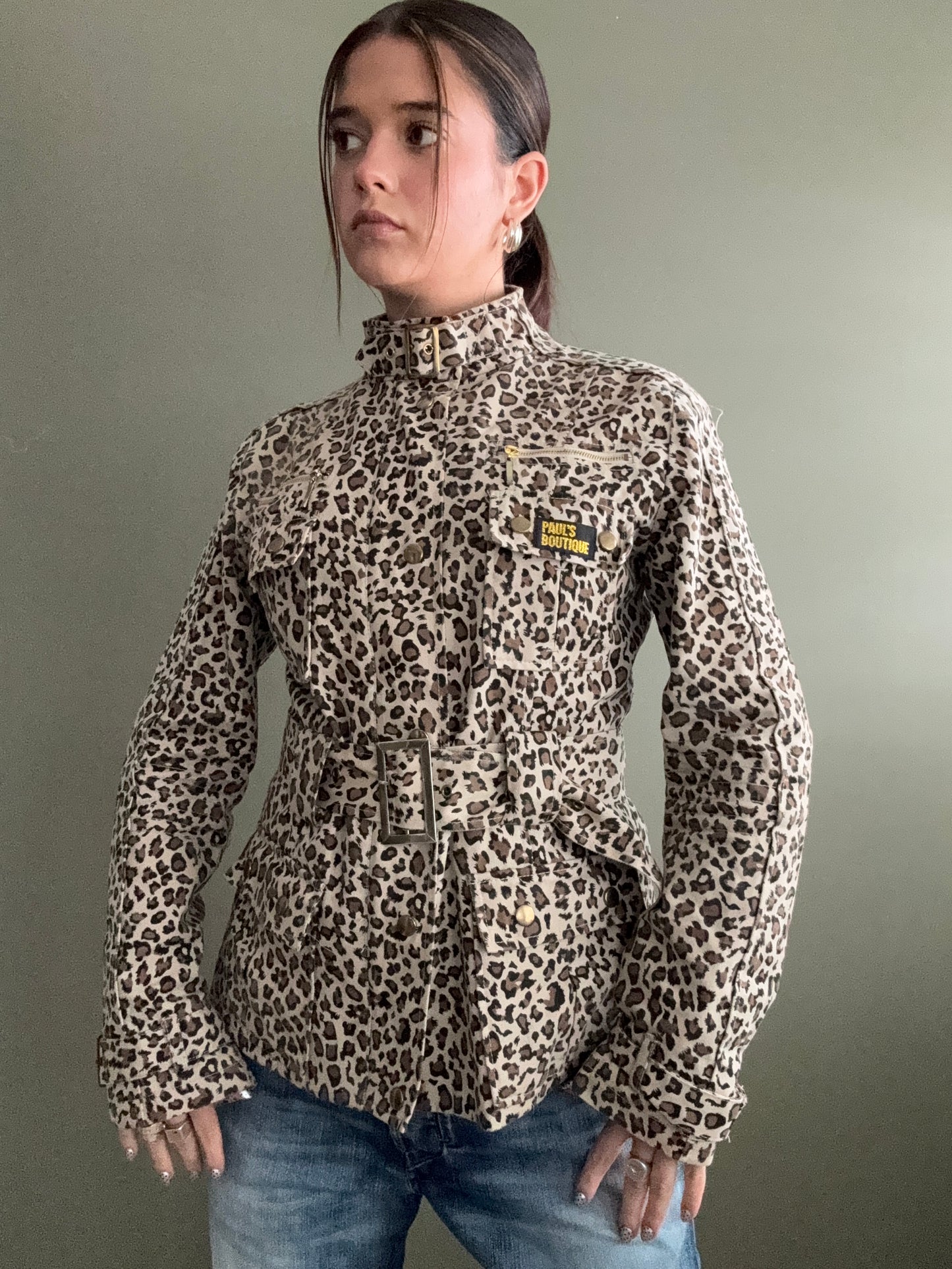 Paul’s Boutique Leopard Jacket (M)