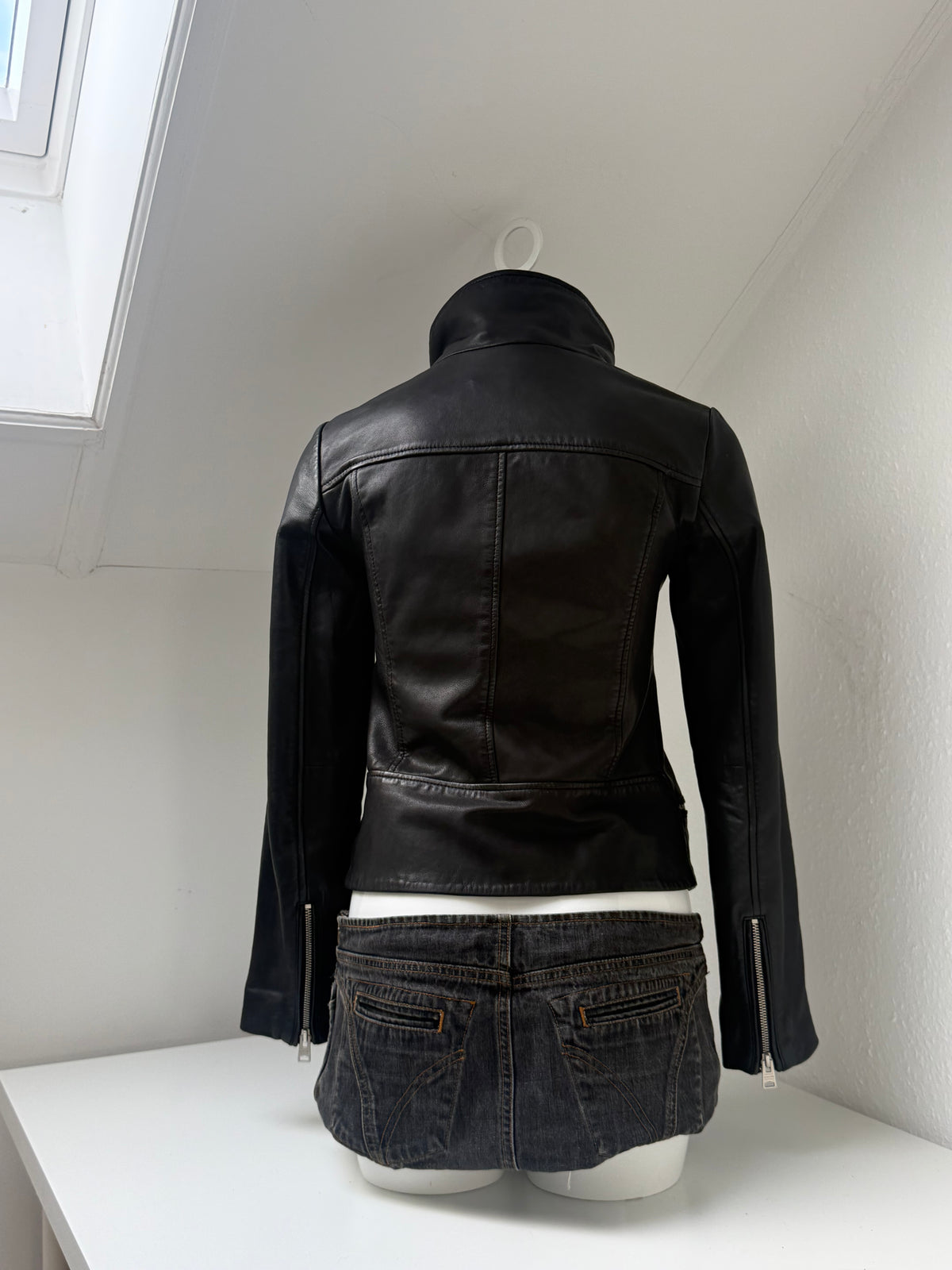 Allsaints Leather Buckle Jacket (UK8)