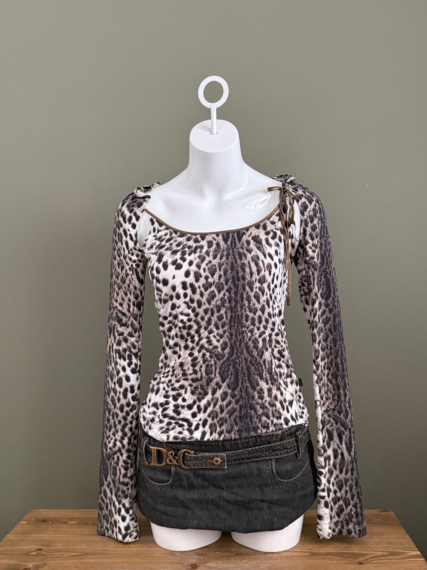 Leopard Cavalli Longsleeve (S)