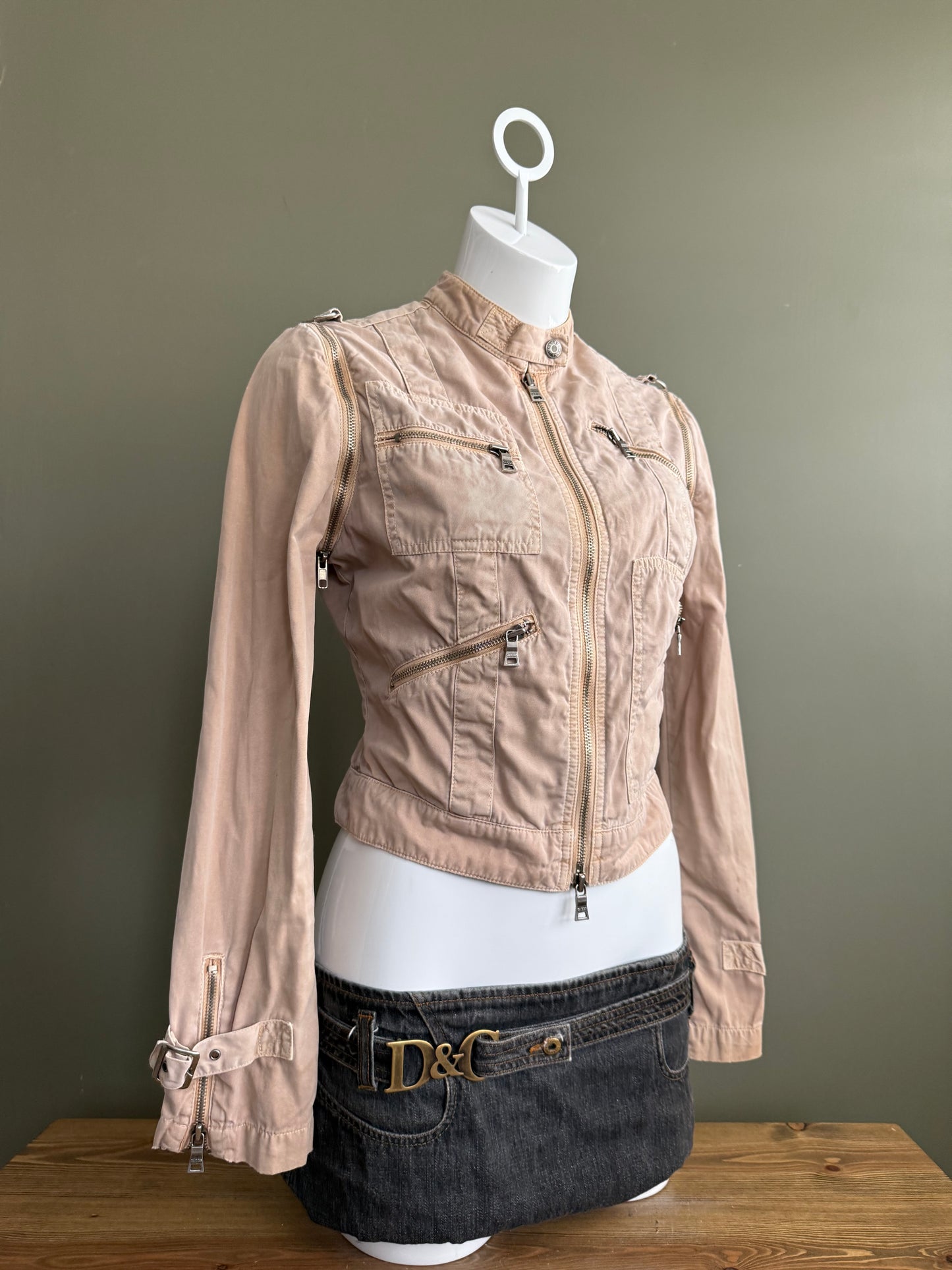 Beige Guess Utility Jacket (S)