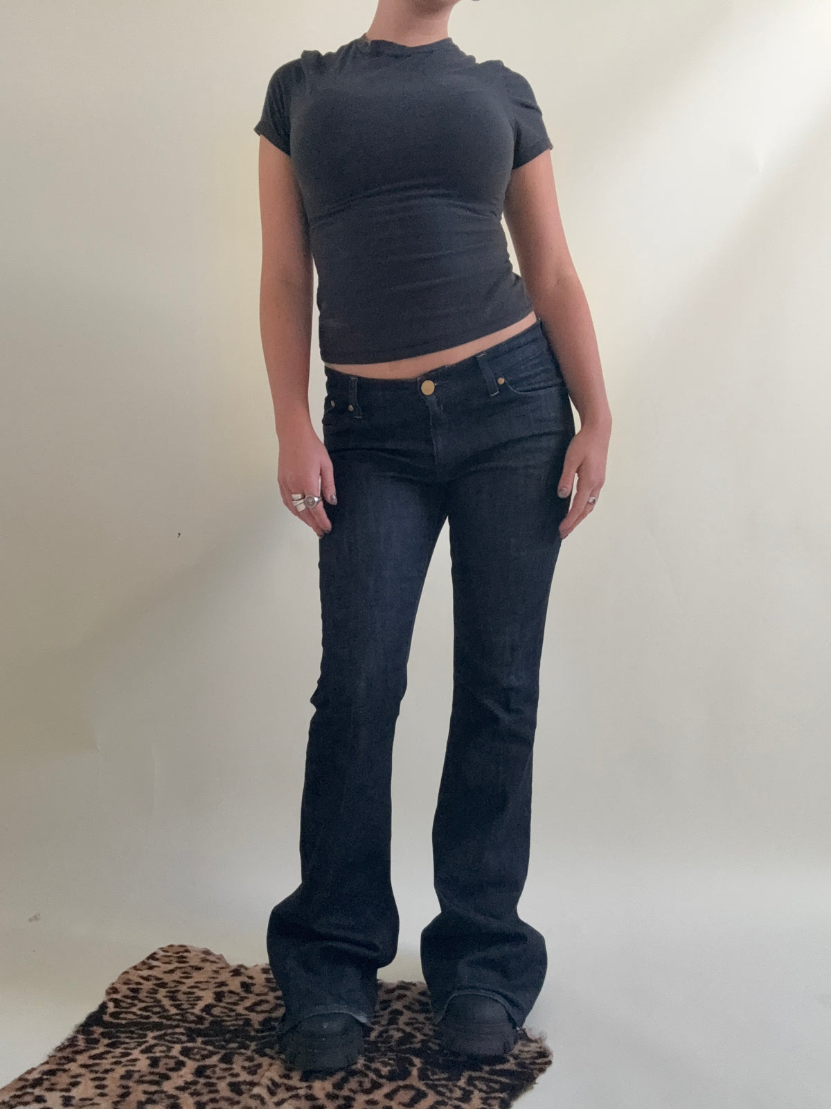 Vintage Victoria Beckham Y2K Flared Jeans (30)