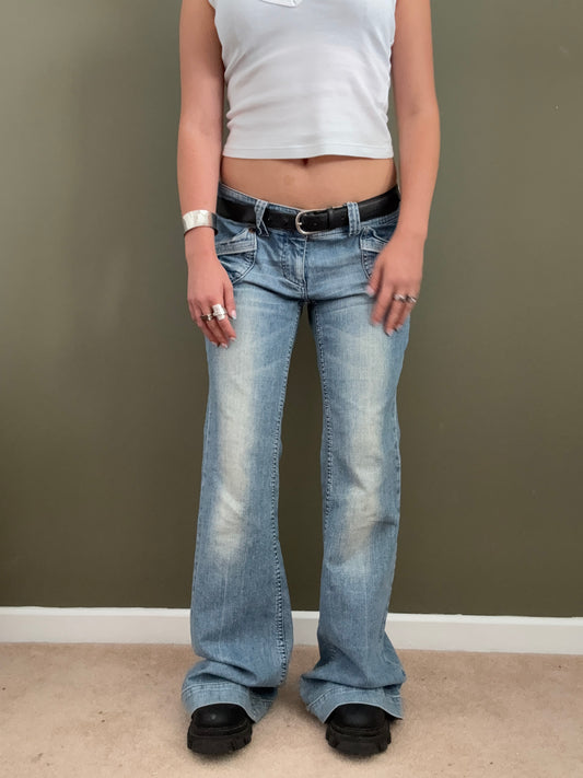 Y2K Flared Jeans (UK12)