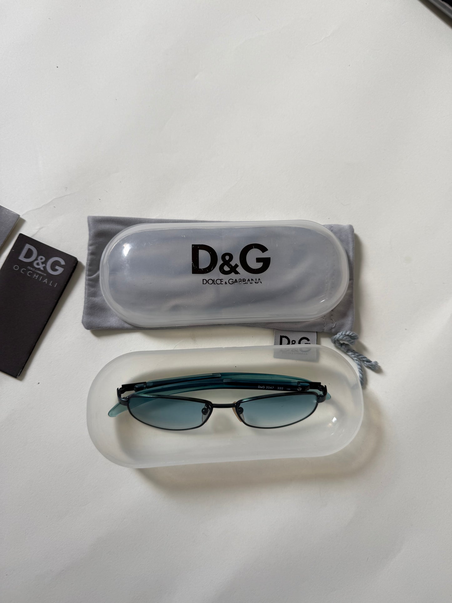 Dolce & Gabbana Blue Sunglasses