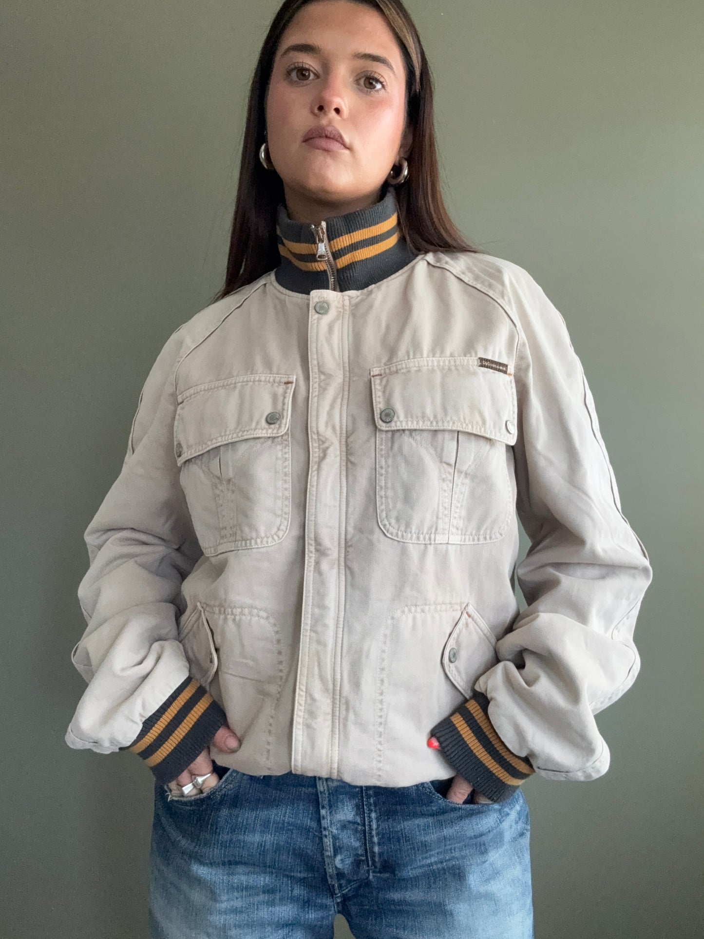 Dolce and Gabbana Cargo Bomber Jacket (L)