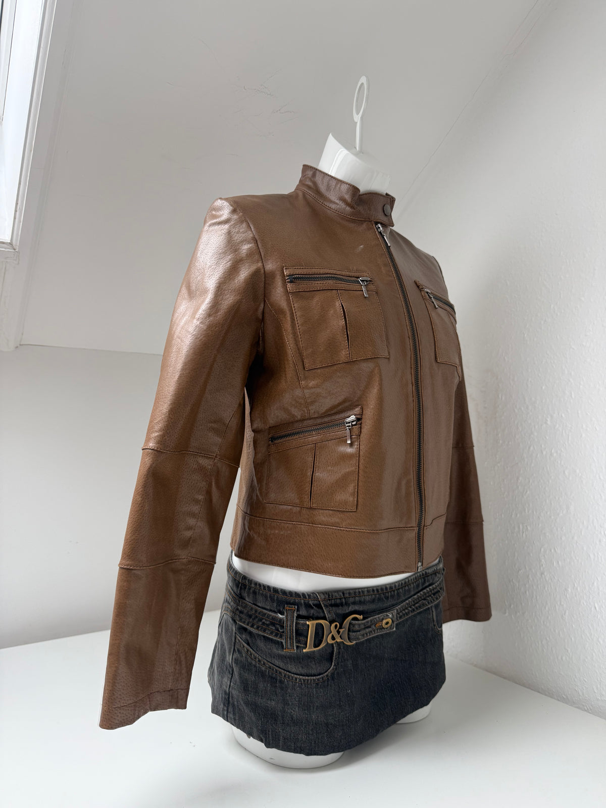 Vintage Leather Jacket (UK12)