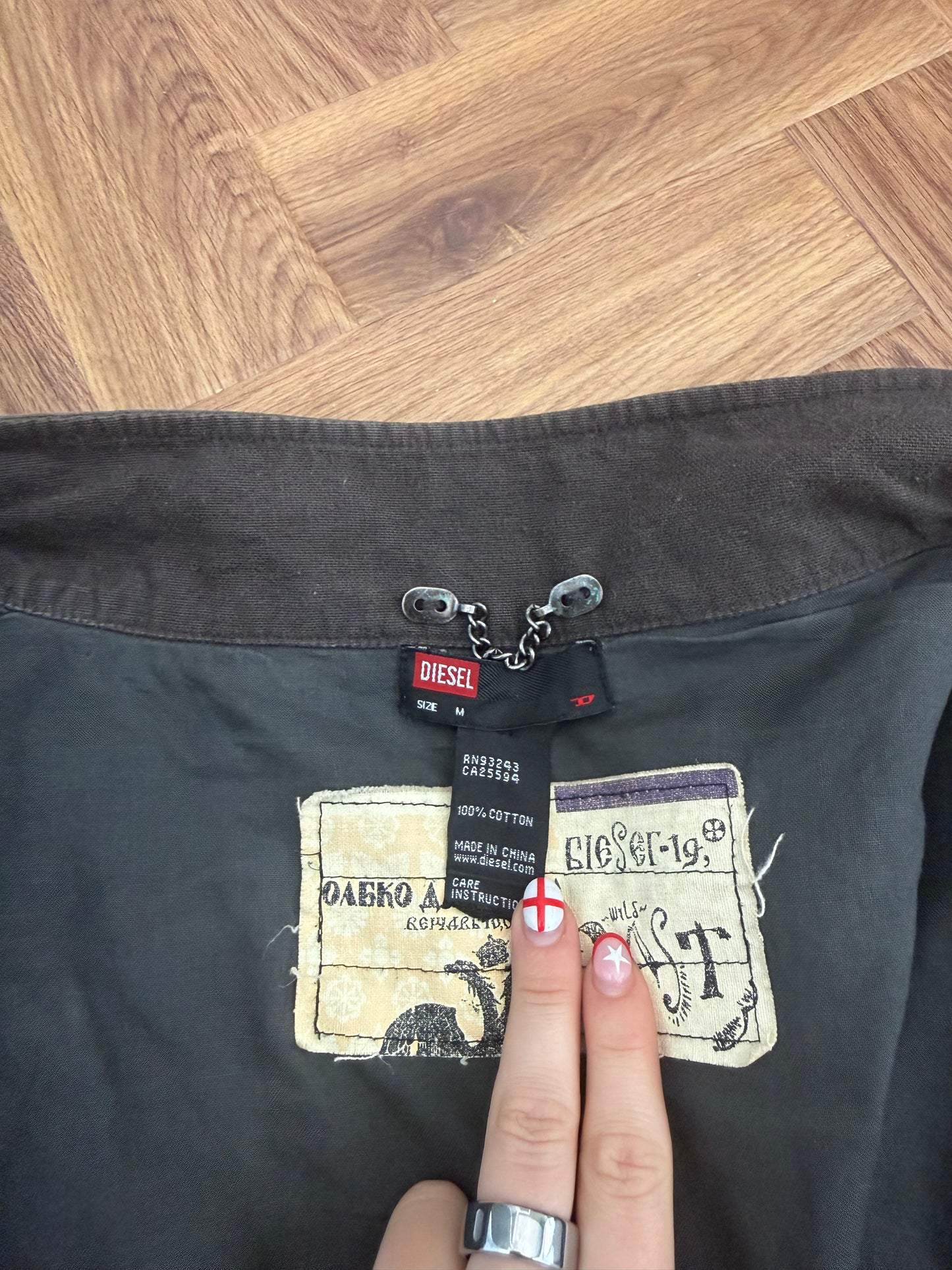 Diesel Cropped Utility Jacket (M)