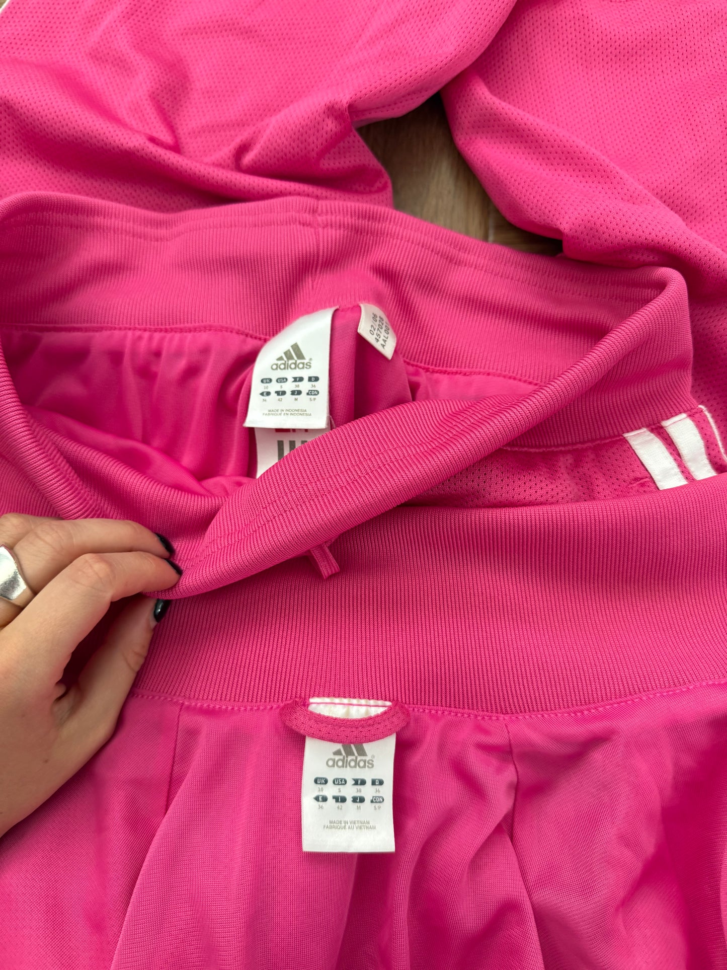 Pink Adidas Tracksuit (UK10)