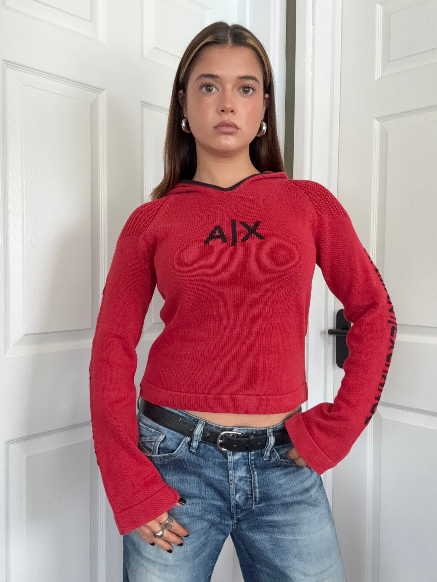 Armani Knit Hoodie (M)