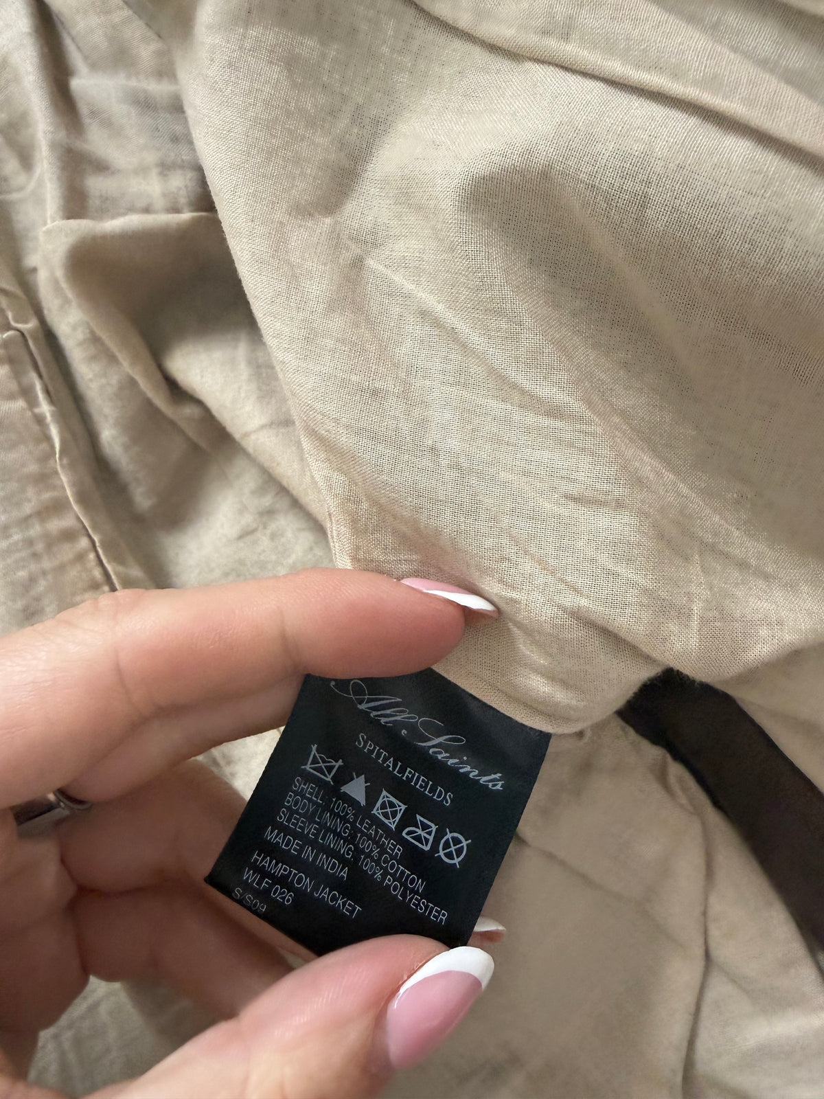 Allsaints Leather Jacket (UK10)