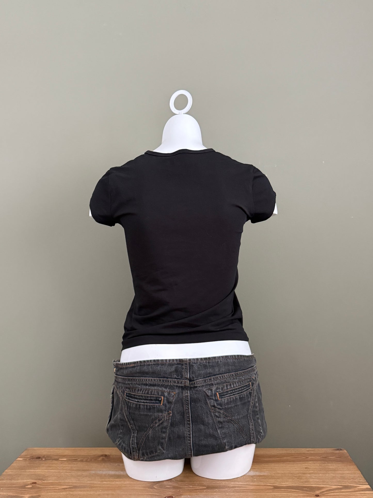 Diesel Cut Out Baby Tee (M)